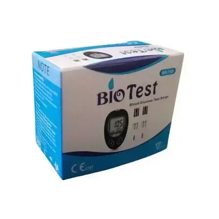 Bio Test Blood Glucose Test Strips - TMO
