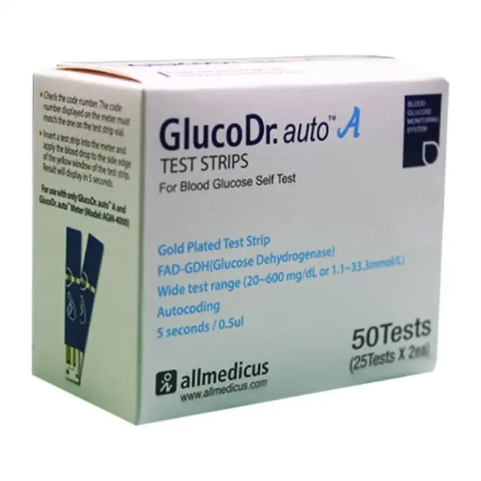 ⁦شرائط جلوكودكتور اوتو 50 شريط - GlucoDr.auto⁩ - الصورة ⁦1⁩