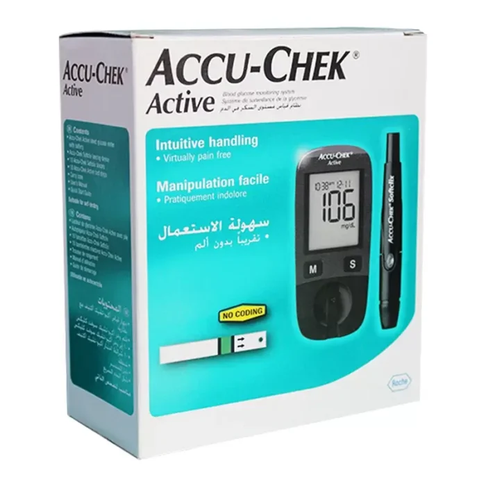 ⁦جهاز قياس السكر اكواتشيك اكتف - Accu-Check Active⁩ - الصورة ⁦3⁩