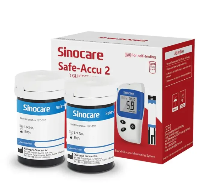 ⁦شرائط السكر ساينو كير - SinoCare⁩ - الصورة ⁦3⁩