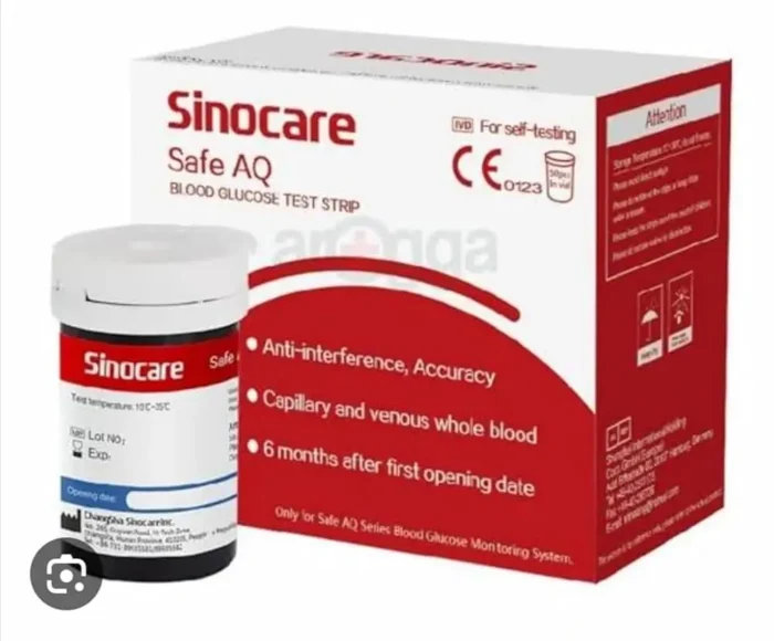 ⁦شرائط السكر ساينو كير - SinoCare⁩ - الصورة ⁦2⁩