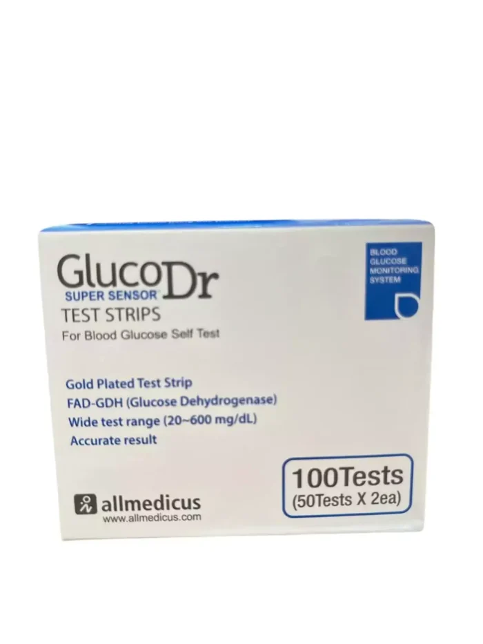 ⁦شرائط جلوكودكتور 100 شريط - GlucoDr⁩ - الصورة ⁦1⁩