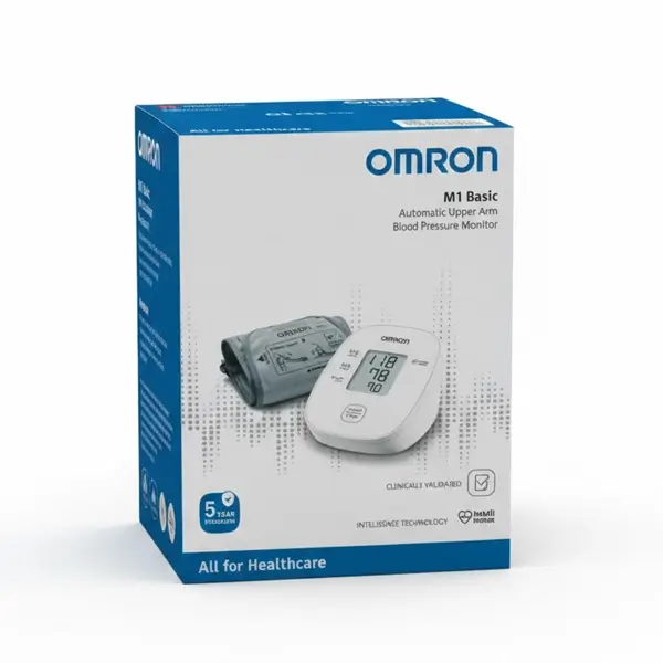 عبوة جهاز قياس الضغط اومرون Omron M1 Blood Pressure Monitor Box