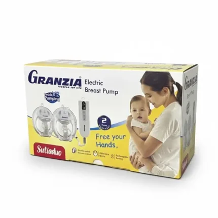علبة شفاط حليب الثدي المزدوج القابل للارتداء الكهربائي جرانزيا سوتياديو - Granzia Sutiaduo Digital Wearable Double Breast Pump Box