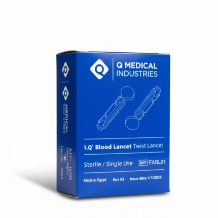 علبة إبر شكاكة طبية (100 قطعة) - Sterile Lancets