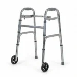مشاية كبار السن بعجل أمامي 1 بار قابلة للطي - Foldable Wheeled Walker 1 Bar