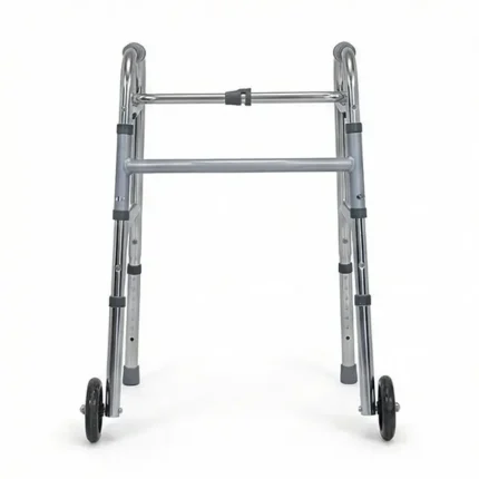 مشاية كبار السن بعجل أمامي 1 بار قابلة للطي - Foldable Wheeled Walker 1 Bar