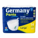 عبوة حفاضات شورت جيرمني للكبار مقاس كبير بالعربي Germany Pants Adult Pull-Up Diapers Large 14 Pack