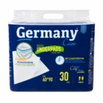 Germany Care Healthy Underpads 5 Layers 60×90 - 30 Pack عبوة مفارش جيرمني الصحية فائقة النعومة بالإنجليزي