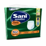 حفاضات شورت ساني سنسيتيف للكبار مقاس وسط 14 قطعة Sani Sensitive Pants Adult Pull-Up Diapers Medium 14 Pack