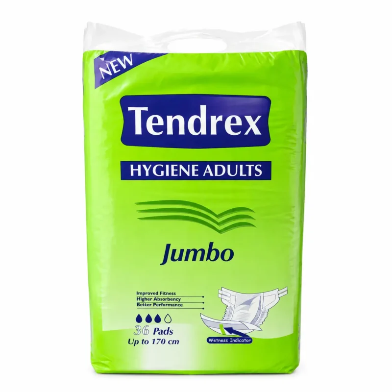 Tendrex Jumbo adult diapers pack of 36