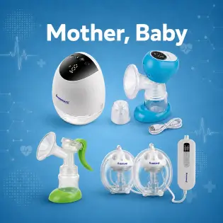 مستلزمات الام والطفل، شفاط حليب الثدي. Mother and baby supplies, breast pump.