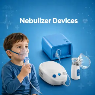 أجهزة النيبولايزر والتنفس و الايرو شمبر. Nebulizers, breathing apparatus, and Aero Chambers.